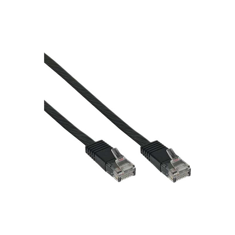 Cavo di rete patch inline piatto, u/utp, cat.6, guaina pvc, cu (100