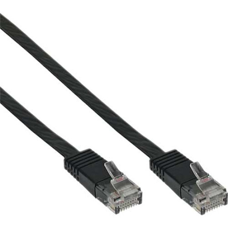 Cavo di rete patch inline piatto, u/utp, cat.6, guaina pvc, cu (100