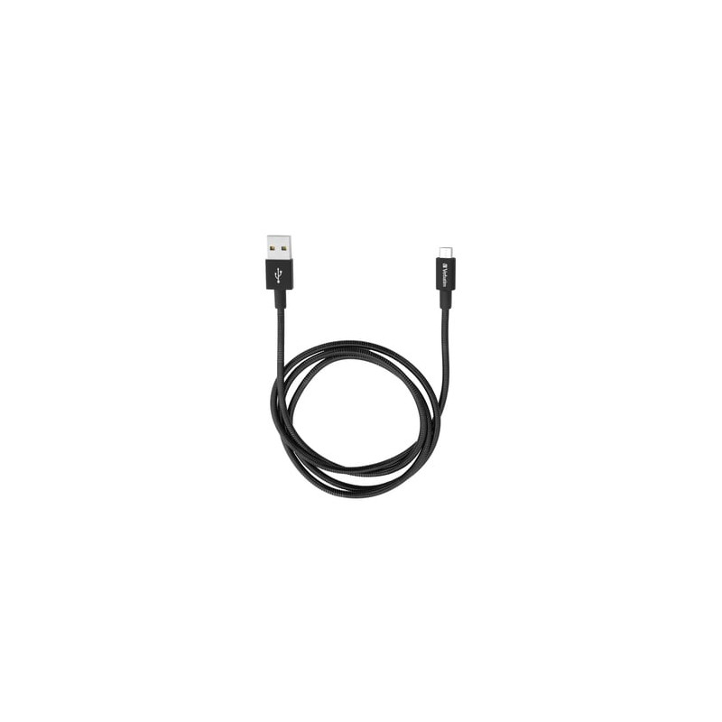Cavo verbatim usb-a a micro usb m/m 1m nero [48863]