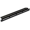 Pannello patch link 24 porte non schermato utp cat6 8 poli rack 19