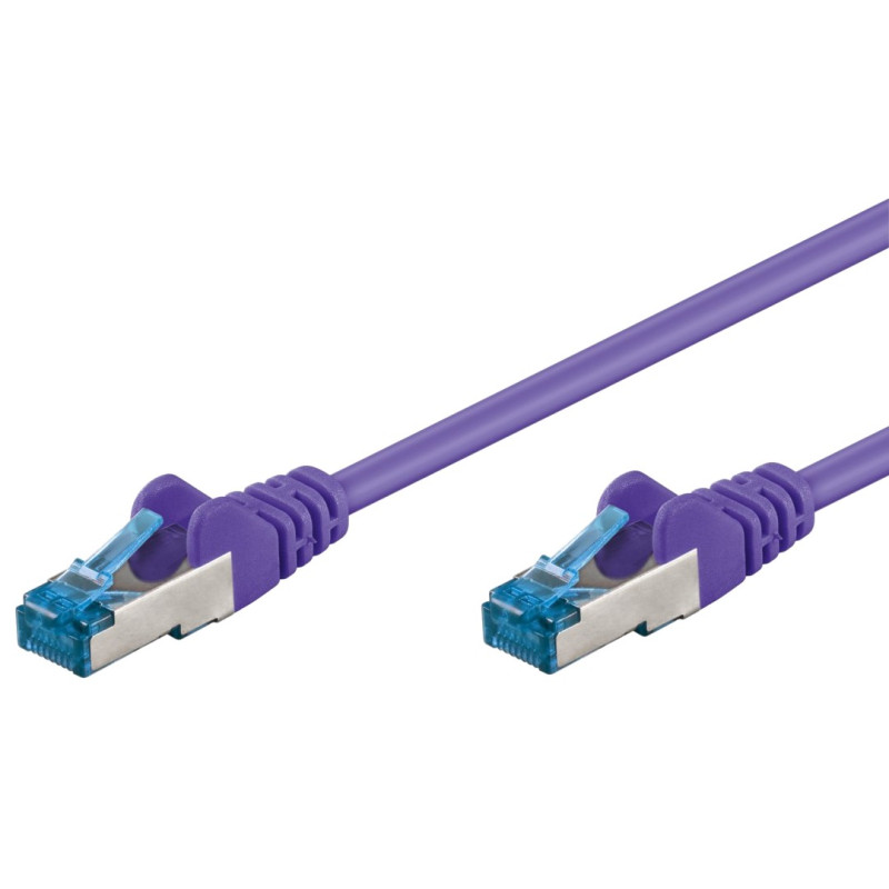cavo di rete patch intellinet in rame cat. 6a sftp lszh 0,5m viola