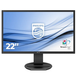Monitor led 21.5" philips 221b8ljeb full hd 1920x1080p 1ms classe