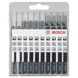 Set lame bosch basic per legno 10 pezzi [2607010629]