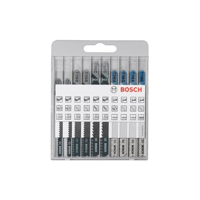 Set lame bosch basic per metallo e legno 10 pezzi [2607010630]