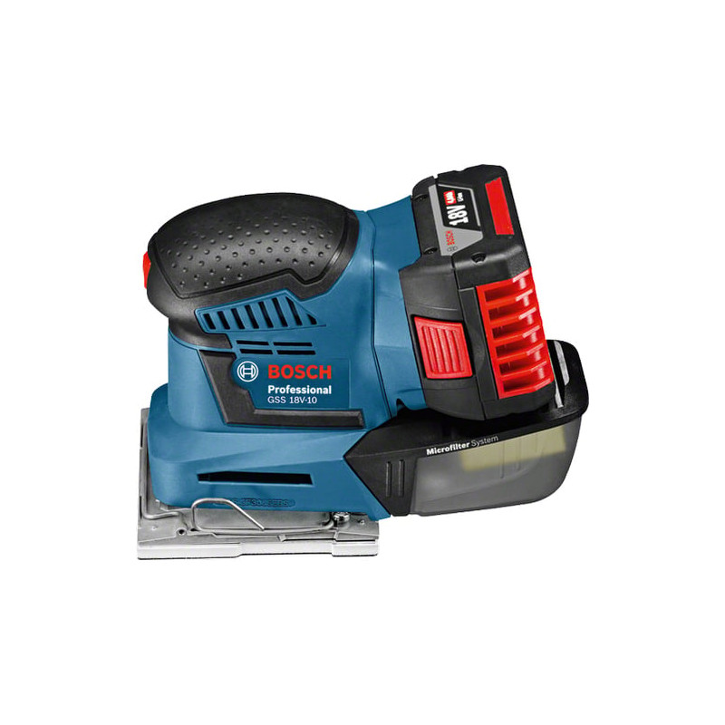 Levigatrice orbitale bosch gss 18v-10 professional [06019d0202]