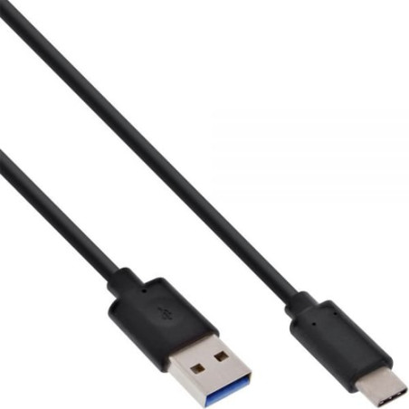 Cavo inline cavo usb 3.1, type-c a type a m/m, 1,5m nero [35714]