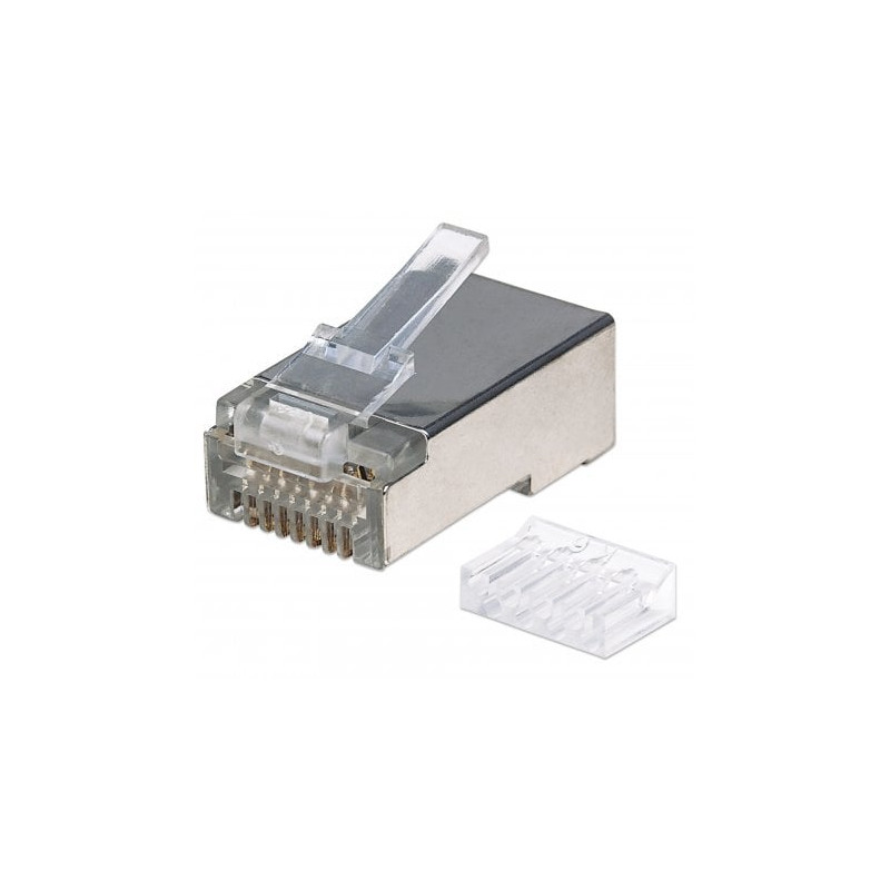confezione da 90 plug modulari intellinet cat.6 rj45 stp