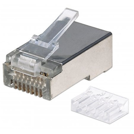 confezione da 90 plug modulari intellinet cat.6 rj45 stp