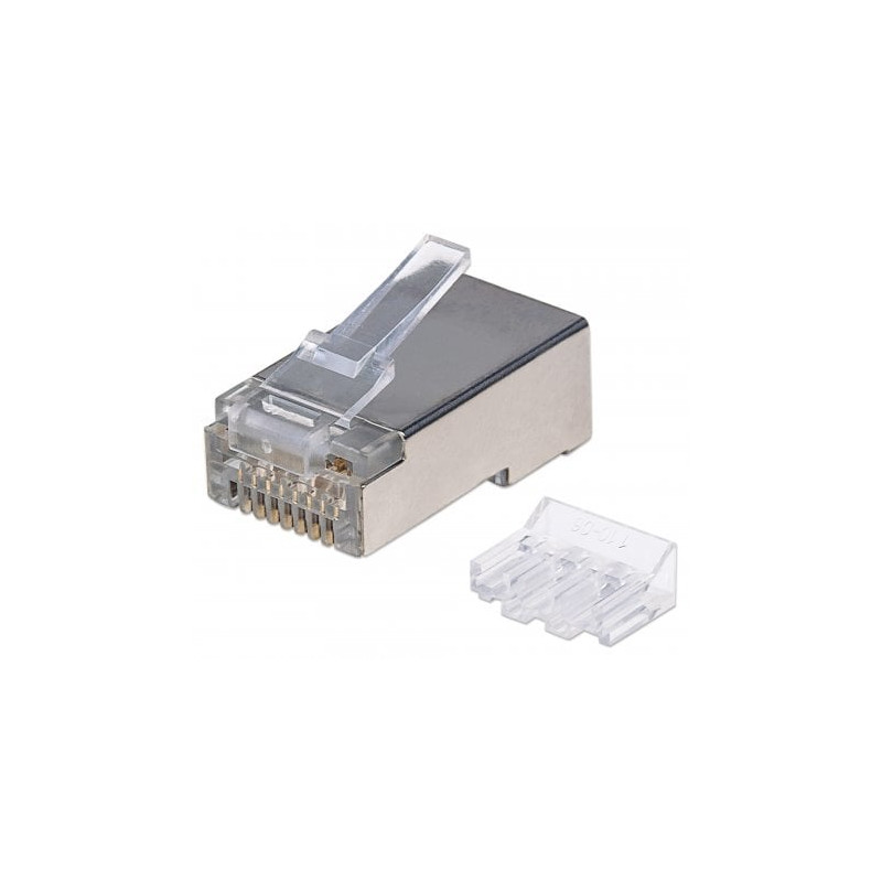 Confezione da 90 plug modulari intellinet cat.6a rj45 stp