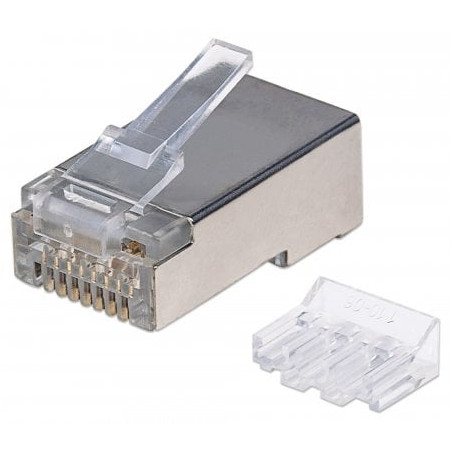 Confezione da 90 plug modulari intellinet cat.6a rj45 stp