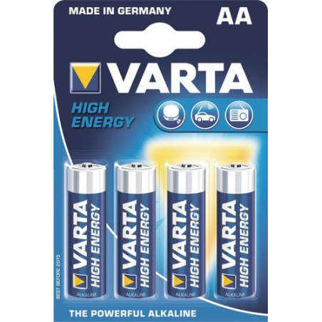 Pila alcalina varta high energy aa 1.5v 4pz [04906 121 354]
