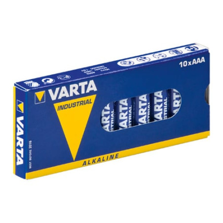 Pila varta lr03 industrial 1,5v aaa 10 pezzi [04003 211 111]