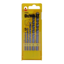 Set punte dewalt dt6952 in muratura set 5 pezzi [dt6952-qz]