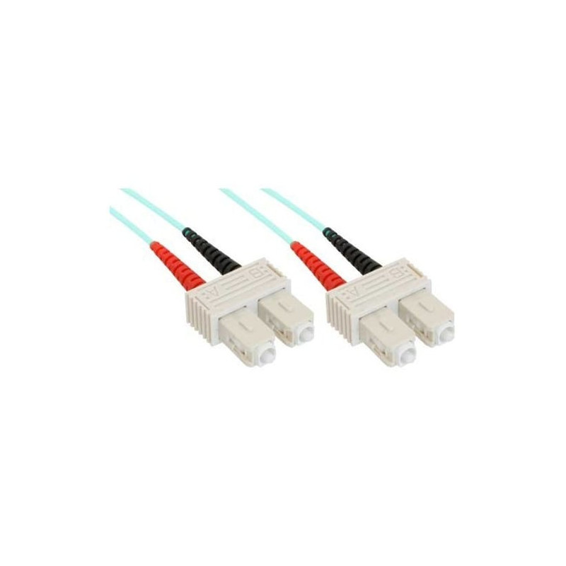 Cavo in fibra ottica inline duplex, sc/sc, 50/125, om3, 3m [83503o]