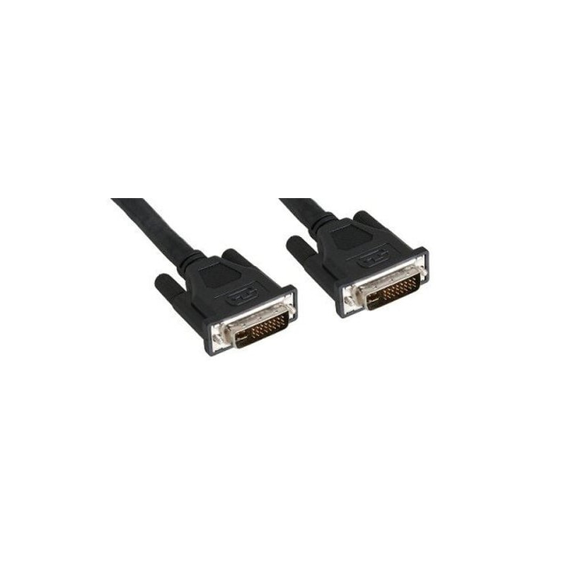 Cavo inline dvi-d 24+1 a dvi-d 24+1 m/m, pin dorati, dual