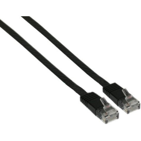 Cavo di rete patch inline piatto, u/utp, cat.6, guaina pvc, cu (100