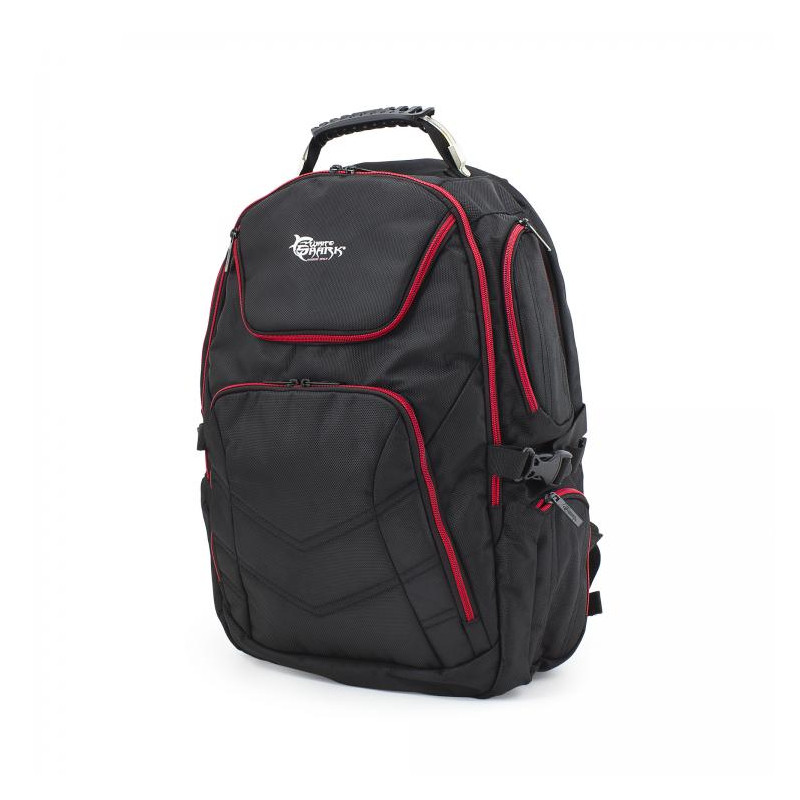 zaino per notebook white shark 17.3'' nero/rosso