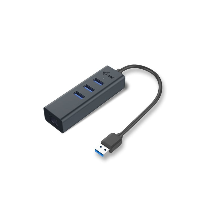 Adattatore i-tech usb-a a hub 3 port giga [u3metalg3hub]