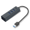 Adattatore i-tech usb-a a hub 3 port giga [u3metalg3hub]