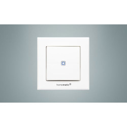 Interruttore homematic ip 140665a0 2 bottoni [140665a0]