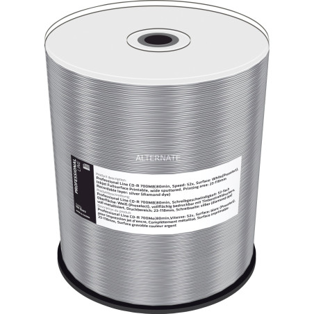 Confezione cd-r mediarange 700 mb professional line [mrpl505-c]