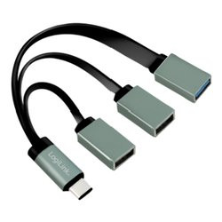 Hub usb flessibile logilink usb-c 3.0 superspeed a 3x usb3.0