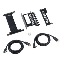 Kit di installazione cablemod verti pci-e bracket 2xdp bk -
