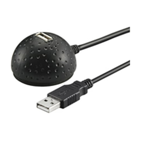 Cavo goobay usb 2.0 type-a a type-a m/f 1,5m nero [68913]