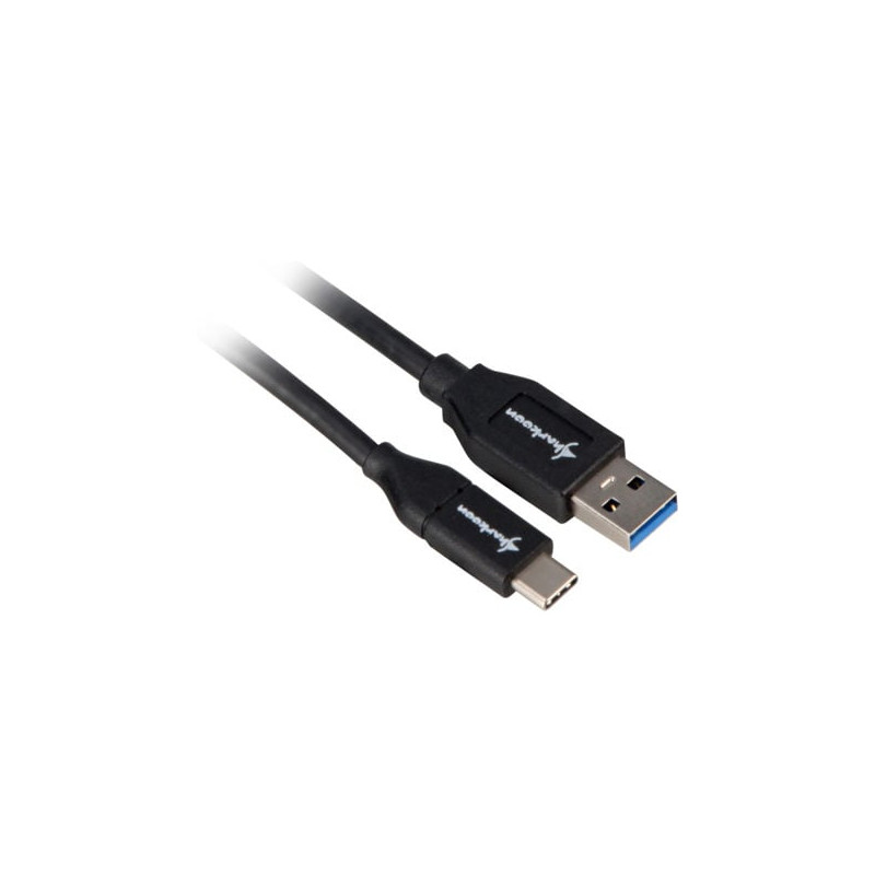 Cavo sharkoon usb 3.1 type-a / type-c m/m 0,5m nero [4044951021130]