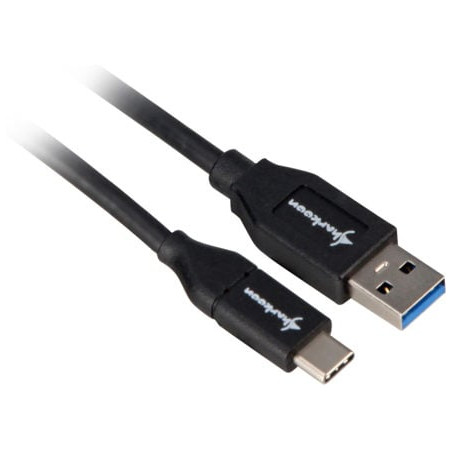 Cavo sharkoon usb 3.1 type-a / type-c m/m 0,5m nero [4044951021130]