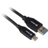 Cavo sharkoon usb 3.1 type-a / type-c m/m 0,5m nero [4044951021130]
