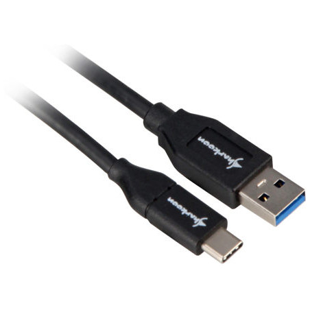 Cavo sharkoon usb 3.1 type-a / type-c m/m 1,0m nero [4044951021147]