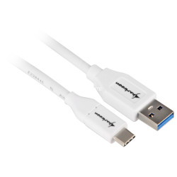 Cavo sharkoon usb 3.1 type-a / type-c m/m 0,5m bianco [4044951021154]