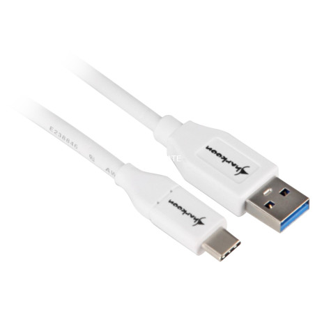 Cavo sharkoon usb 3.1 type-a / type-c m/m 0,5m bianco [4044951021154]