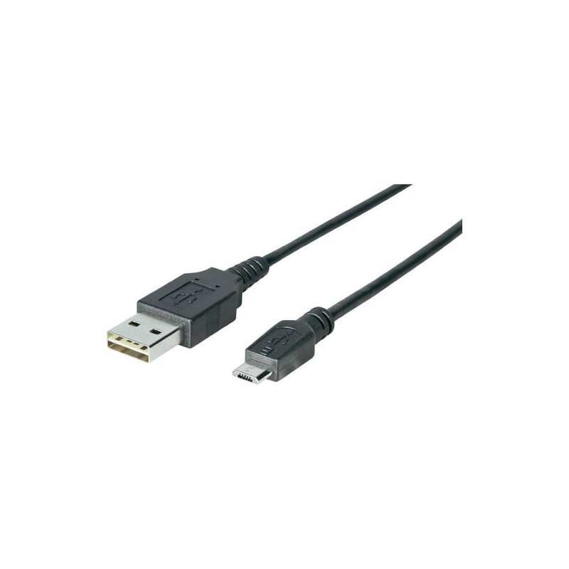 Cavo sharkoon usb2.0 type-a a type-b micro m/m 3,0m nero