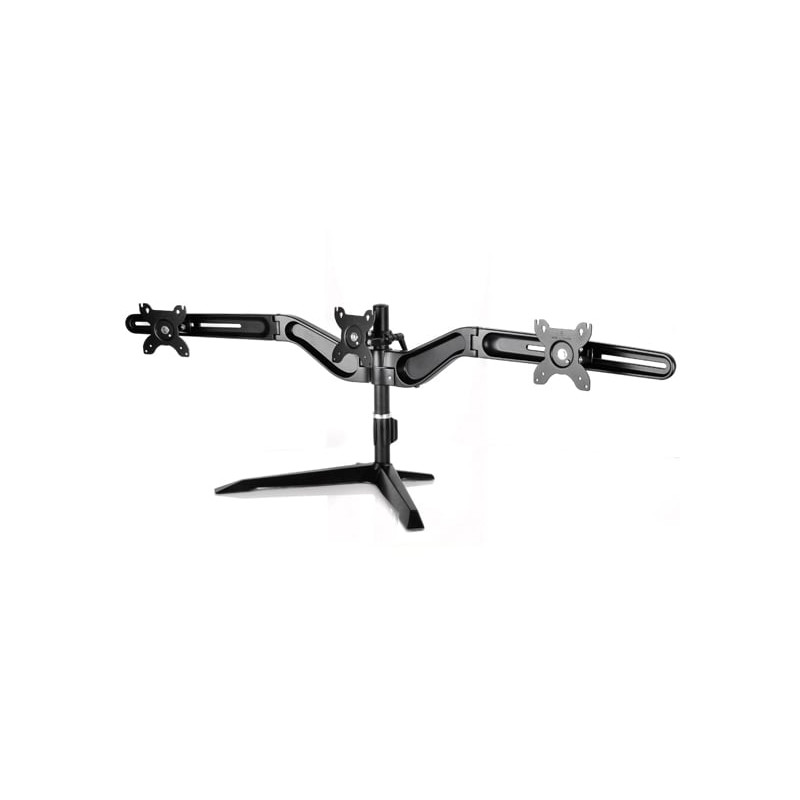 Supporto monitor silverstone sst-arm31bs base da tavolo 3 monitor