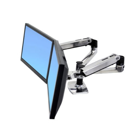 Supporto monitor ergotron lx dual side-by-side arm 15-24"