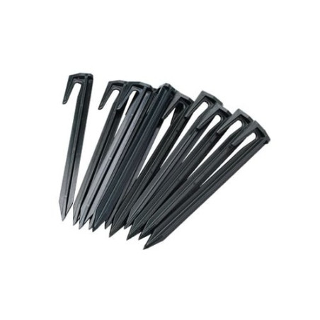 picchetti gardena per robot rasaerba 100pz nero [04090-20]