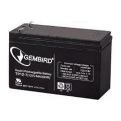 Batteria gembird ricaricabile 12v 7ah nero [bat-12v7ah]