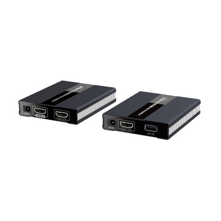 Hdmi kvm extender techly su cavo di rete fino a 60 metri