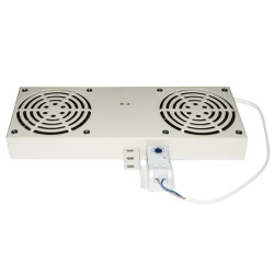 Ventilazione armadi link a 2 ventole con termostato per per armadi