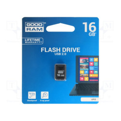Pen drive 16gb goodram piccolo usb2.0 nero [upi2-0160k0r11]