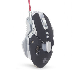 Mouse gaming gembird musg-05 programmabile nero/bianco [musg-05]
