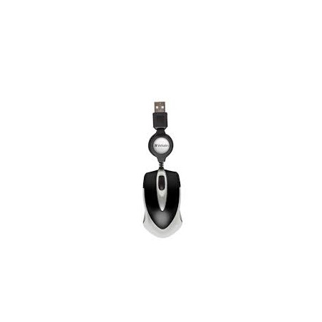 Mouse verbatim travel 49020 (optical 1000 dpi colore nero) [49020]