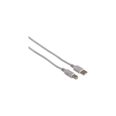 Cavo hama usb 2.0 type-a a type-b 1,5m m/m grigio bulk [00034694]