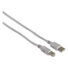 Cavo hama usb 2.0 type-a a type-b 1,5m m/m grigio bulk [00034694]
