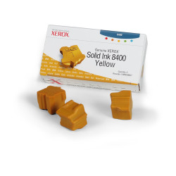 Inchiostro solido xerox 3 stick giallo phaser 8400 [108r00607]