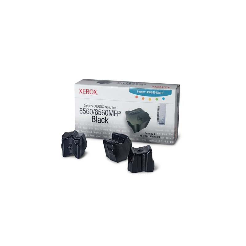 Inchiostro solido xerox 3 stick nero phaser 8560 [108r00726]