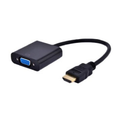 Adattatore gembird a-hdmi-vga-03 vga a hdmi m/f nero