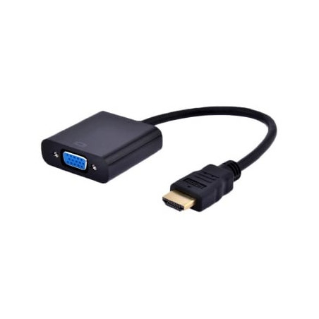 Adattatore gembird a-hdmi-vga-03 vga a hdmi m/f nero